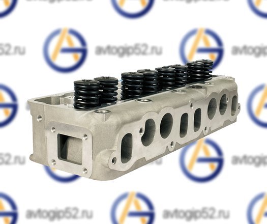 Головка блока цилиндров ЗМЗ - 402 (В сборе с клапанами,  шпильками и прокладкой)